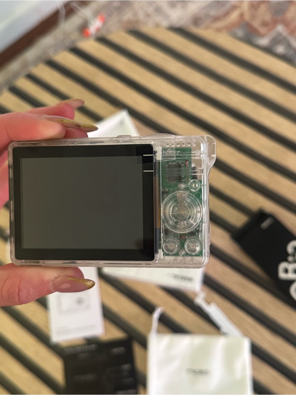 Manual HOLO Transparent 4k Mini Digital Camera Bundle original packaging bundle - Picture 7 of 16